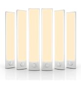 6 Pack Under Cabinet Lights Wireless, 32 LED Motion Sensor Light Indoor Rechargeable Magnetic Clo...