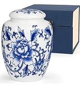 Small Urns for Human Ashes - Cremation Keepsake Decorative Urns, Ceramic Urns for Female & Male P...