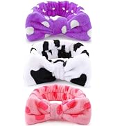WSYUB 3PCS Spa Headbands, Headbands for Face Washing, Makeup Skincare Headbands for Girls Women S...