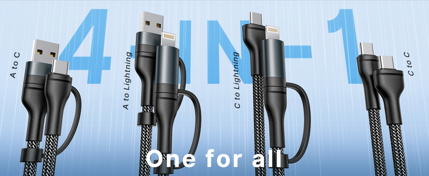 4 in 1 charging cable