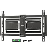 monTEK Heavy Duty Ultra Slim TV Wall Mount for 37-90 Inch TVs Up to 185lbs, Swivel & Tilt & Exten...