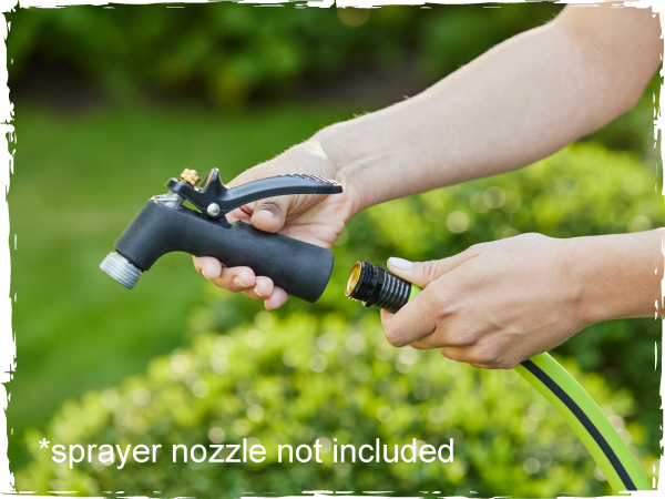 Compatible with sprayers and nozzles, sold separately