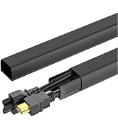 Yecaye 142in Wall Cord Hider for 2-3 Cords, On-Wall Cord Cover Channel, Cable Concealer, Cable Co...