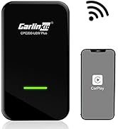 Carlinkit Wireless CarPlay Adapter USB Dongle for Car Factory Radio with Wired CarPlay (Vehicle M...