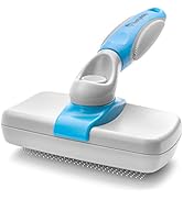 Freshly Bailey Self Cleaning Slicker Brush for Dogs and Cats - Hair Brush for Medium to Long-hair...
