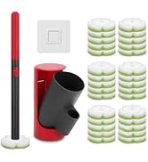 Wa.IE Jiemi Disposable Toilet Brush Kit with 30 Refills, No-Touch Toilet Wand Cleaning System, Wa...