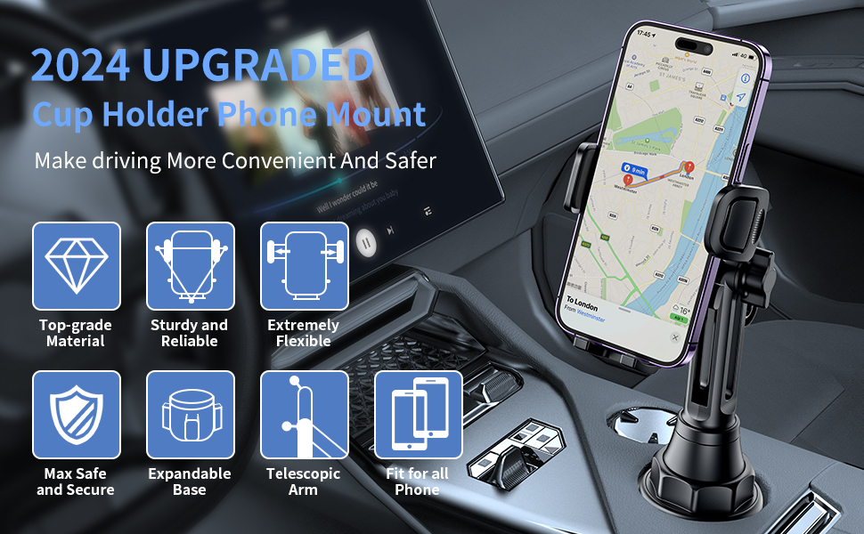 cup holder phone holder