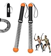 Ropeless Battle Ropes for Home Gym, Portable Cordless Weighted Battle Ropes with Storage Bag, Hig...