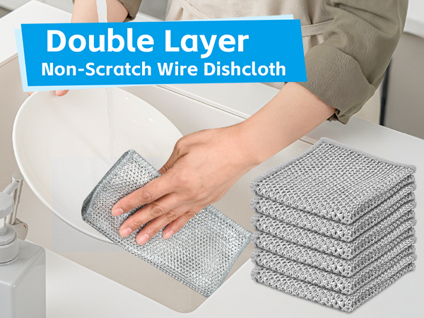 wire dish cloths