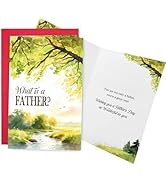 Ogeby Funny Fathers Day Card for Man, Poem Father's Day Card from Son Daughter Wife, What Is a Fa...