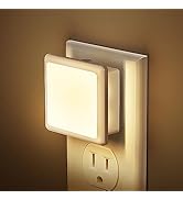 JandCase Night Lights Plug into Wall 2 Pack, Plug in Night Light with Dusk-to-Dawn Light Sensor, ...