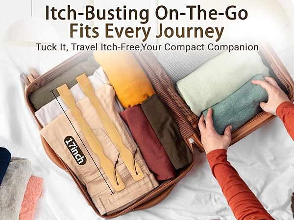 Bamboo Back Scratcher for Travel