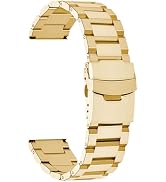Juntan 18mm 20mm 22mm 24mm Classic Stainless Steel Watch Band Silver Black Brushed Metal Watch St...