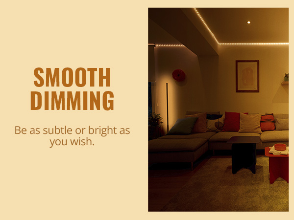 Smooth dimming