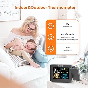 projection alarm clock