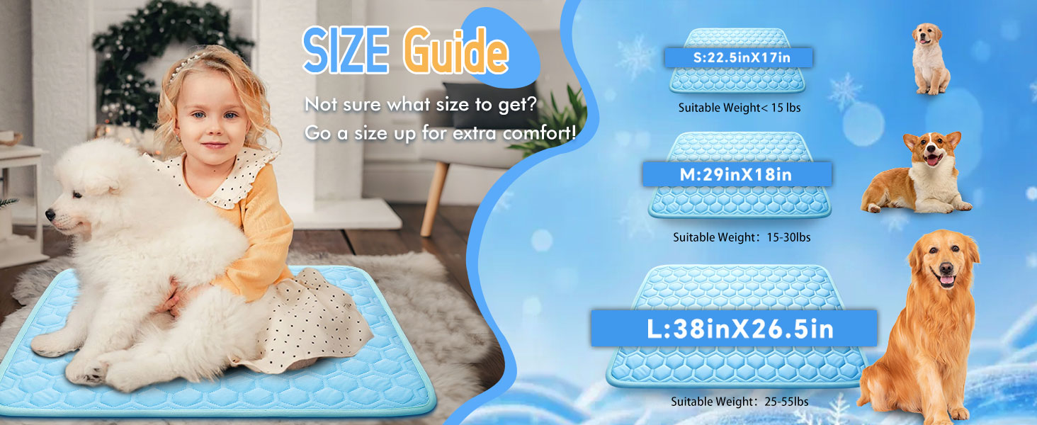 Cooling mat for dogs offers instant heat relief for dogs and cats in summer