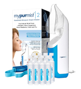 Mypurmist steam inhaler warm therapy sinus relief congestion respiratory portable cordless refills