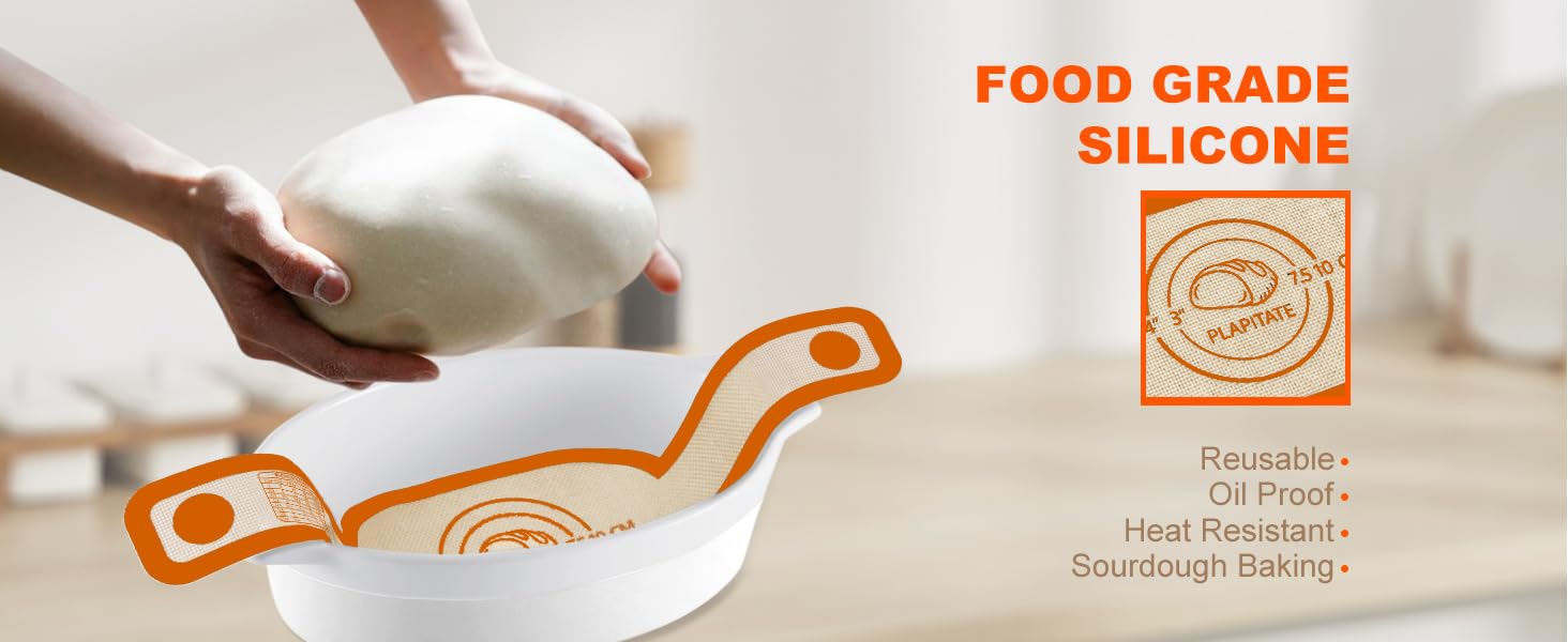 Oval Silicone Baking Mat