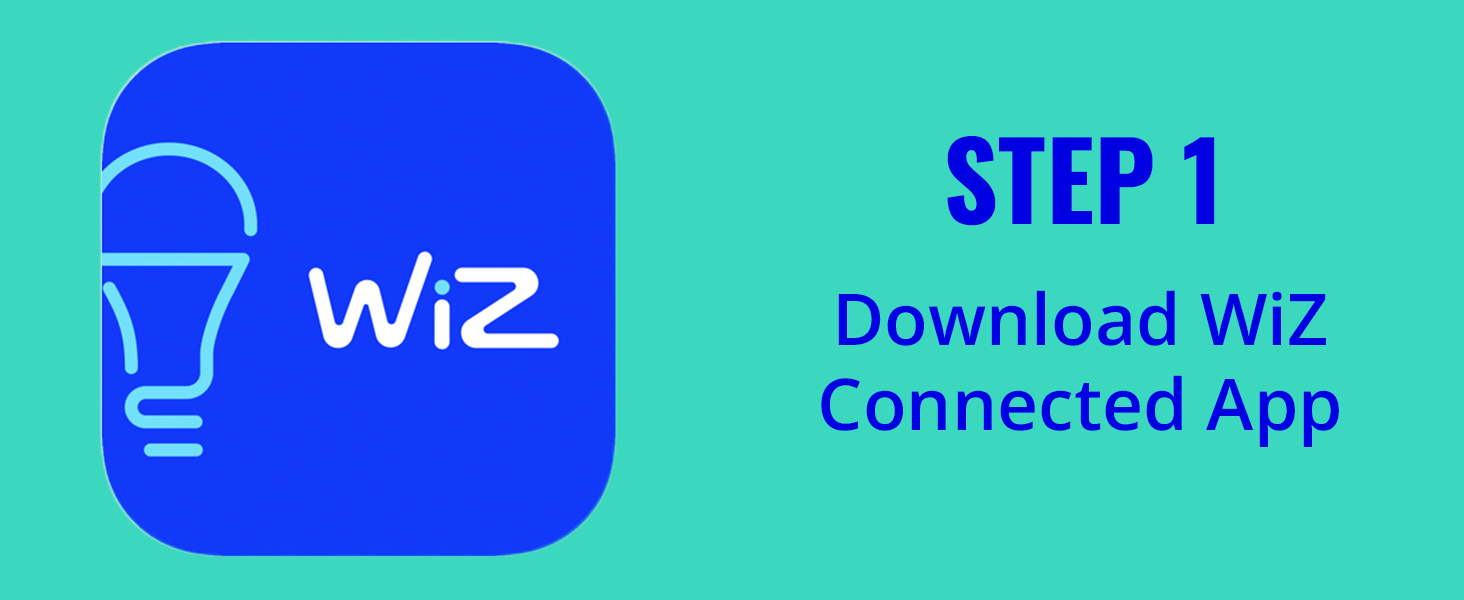 WiZ Mobile Table Lamp touch control motion detect WiFi app