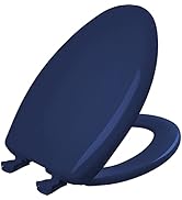 Bemis 7B1200SLOWT 364 Toilet Seat will Slow Close, Never Loosen and Easily Remove, ELONGATED, Pla...