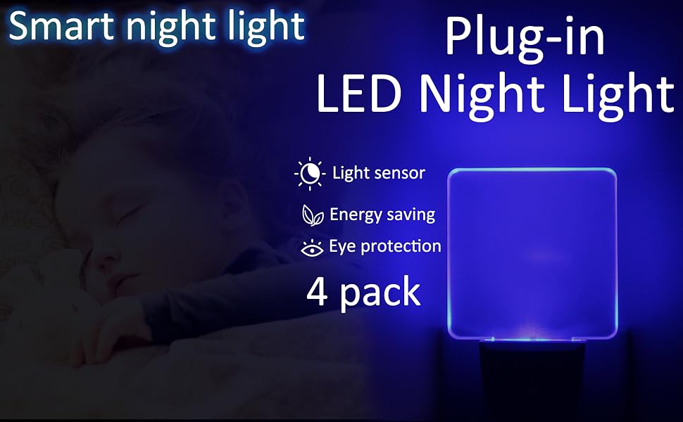Blue night light