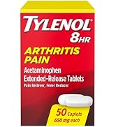 Tylenol 8 Hour Arthritis Pain Relief Extended-Release Tablets, 650 mg Acetaminophen, Joint Pain R...