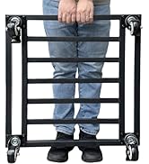 Hongsane 25" Plant Stand with Wheels Heavy Duty,Extra Large Metal Plant Caddy with Industrual Cas...