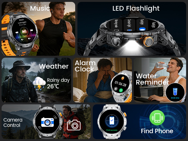 bluetooth watch for iphone android smartwatch men smart watches