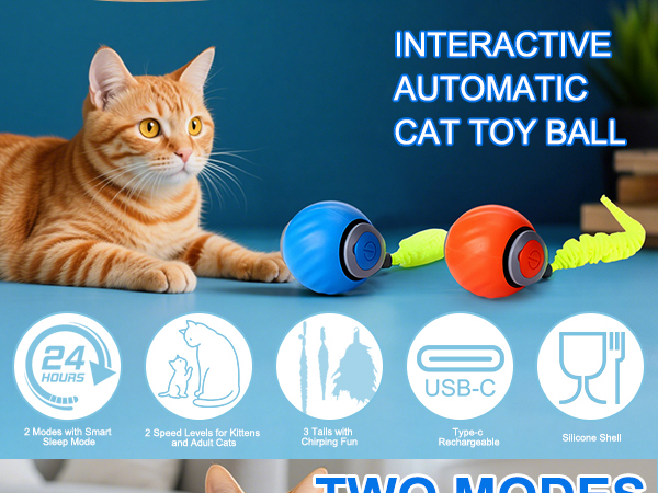 Interactive Cat Toy Ball