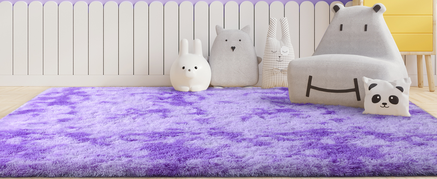light purple rug