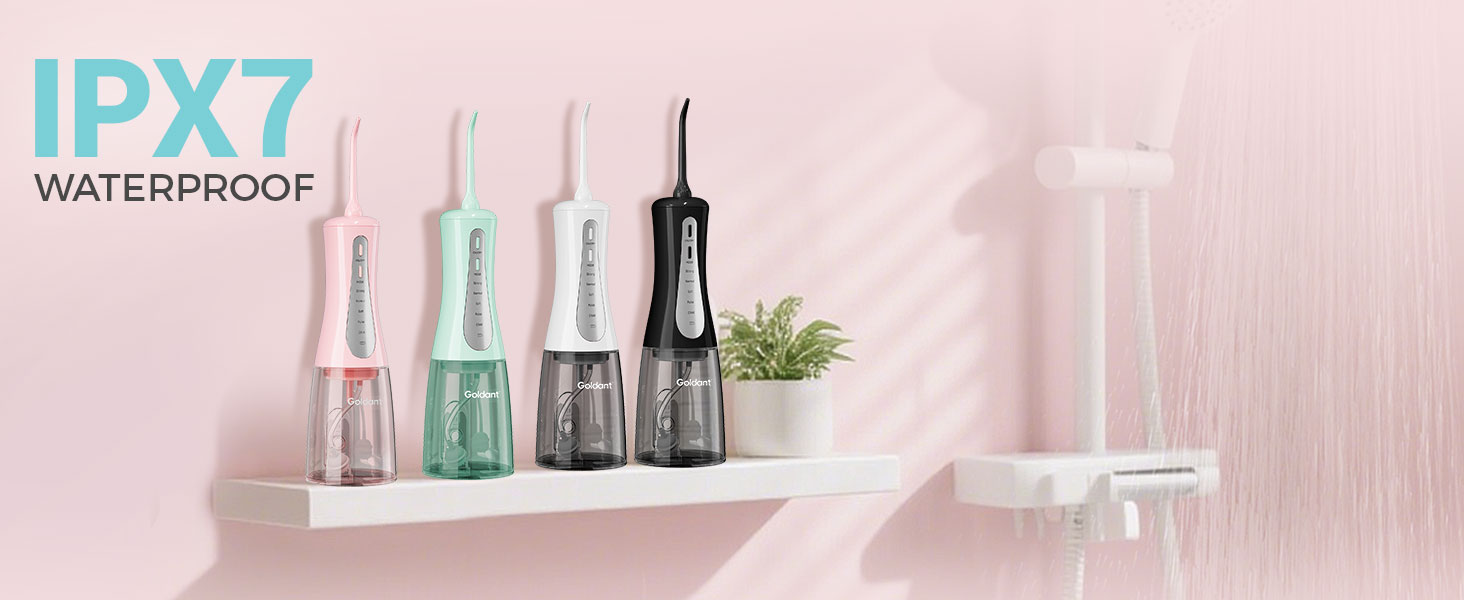 pink water flosser