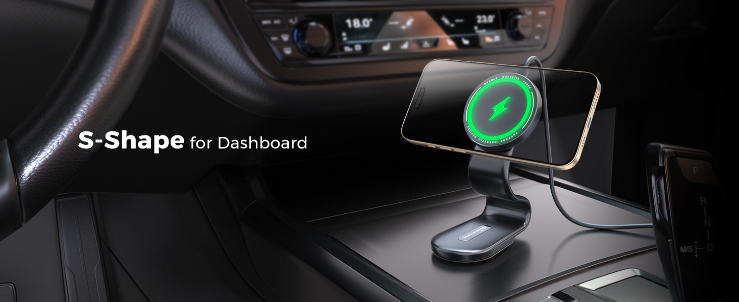 265 MagSafe car mount charger wireless