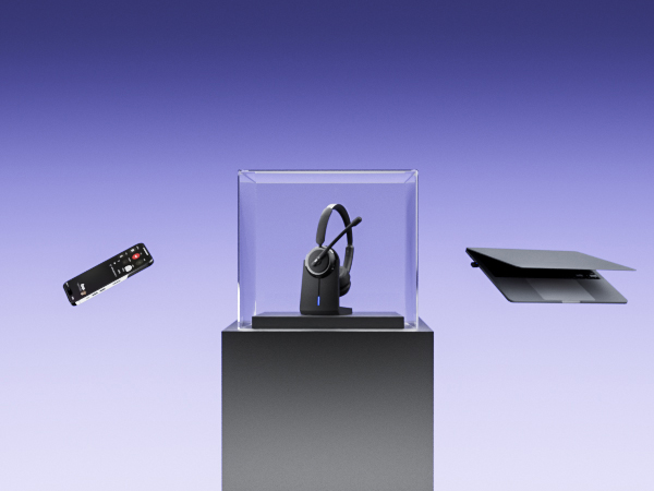 wireless headset with mic for work