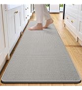 QiCaiJia Waffle Kitchen Mats for Floor, Anti Fatigue Kitchen Mat Kitchen Rugs Non Slip Washable, ...