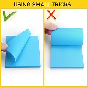By using the correct method, the durability of the sticky notes can be effectively prolonged.