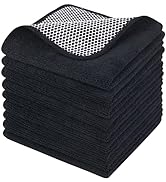 KinHwa Kitchen Washcloths for Dishes Absorbent Microfiber Dish Cloths Quick Dry Dish Rags with Po...