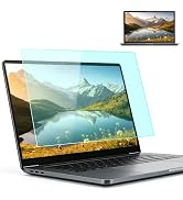 BSPROTE 2-Pack 15.6 Inch 16:9 Anti Blue Light Screen Protector, Matte Anti Glare Film UV Blocking...