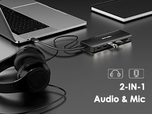 2 in 1 3.5mm Audio Port