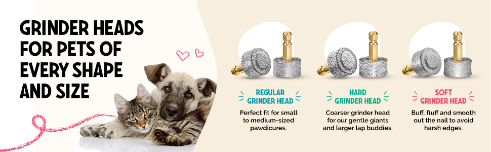LuckyTail Nail Grinder Heads