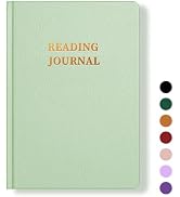 TSFPapier Reading Journal Book Lovers Gifts Book Journal Hardcover Leather For Readers Review and...