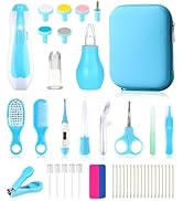 Baby Grooming and Healthcare Kit, Portable Baby Safety Care Set with Hair Brush Comb Nail Clipper...