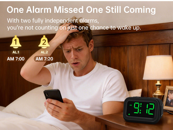 two alarms
