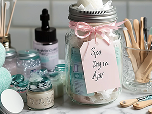 Mason Jars Spa DIY