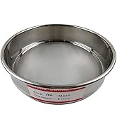 LABALPHA 100 Mesh Lab Sieves, 100 Mesh Test Sieve, 8'' Diameter, 304 Stainless Steel Wire Cloth (...