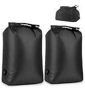 Travel Laundry Bag, Pump-Free Vacuum Compression Dirty Clothes Bag, Reusable Waterproof & Washabl...