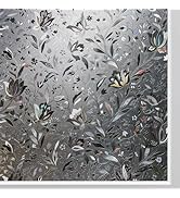 Kromapolis Window Film, Window Privacy Film Frosted, Window Vinyl Glass Covering, Stained Glass D...
