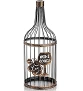 ZOOFOX Metal Wine Cork Holder, Big Metal Vino Cork Container, Decorative Tabletop Cork Storage Gi...