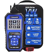 KONNWEI OBD2 Scanner Fit for VW Audi Skoda Seat, Full System OBD2 Scanner Diagnostic Tool w/Batte...