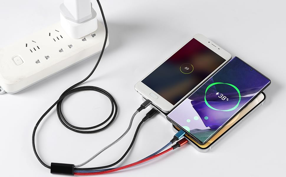 USB C to 4 in 1 cable