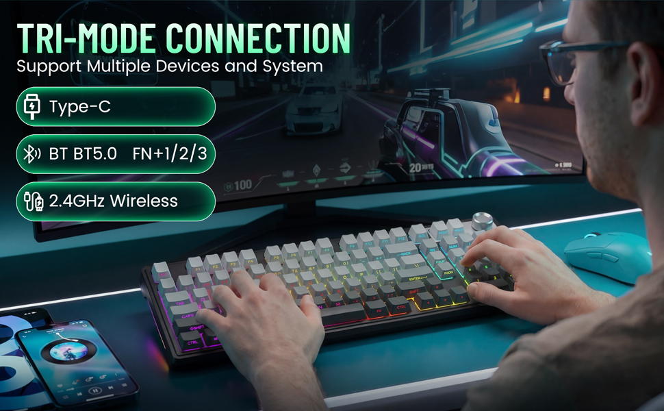 thocky creamy keyboard